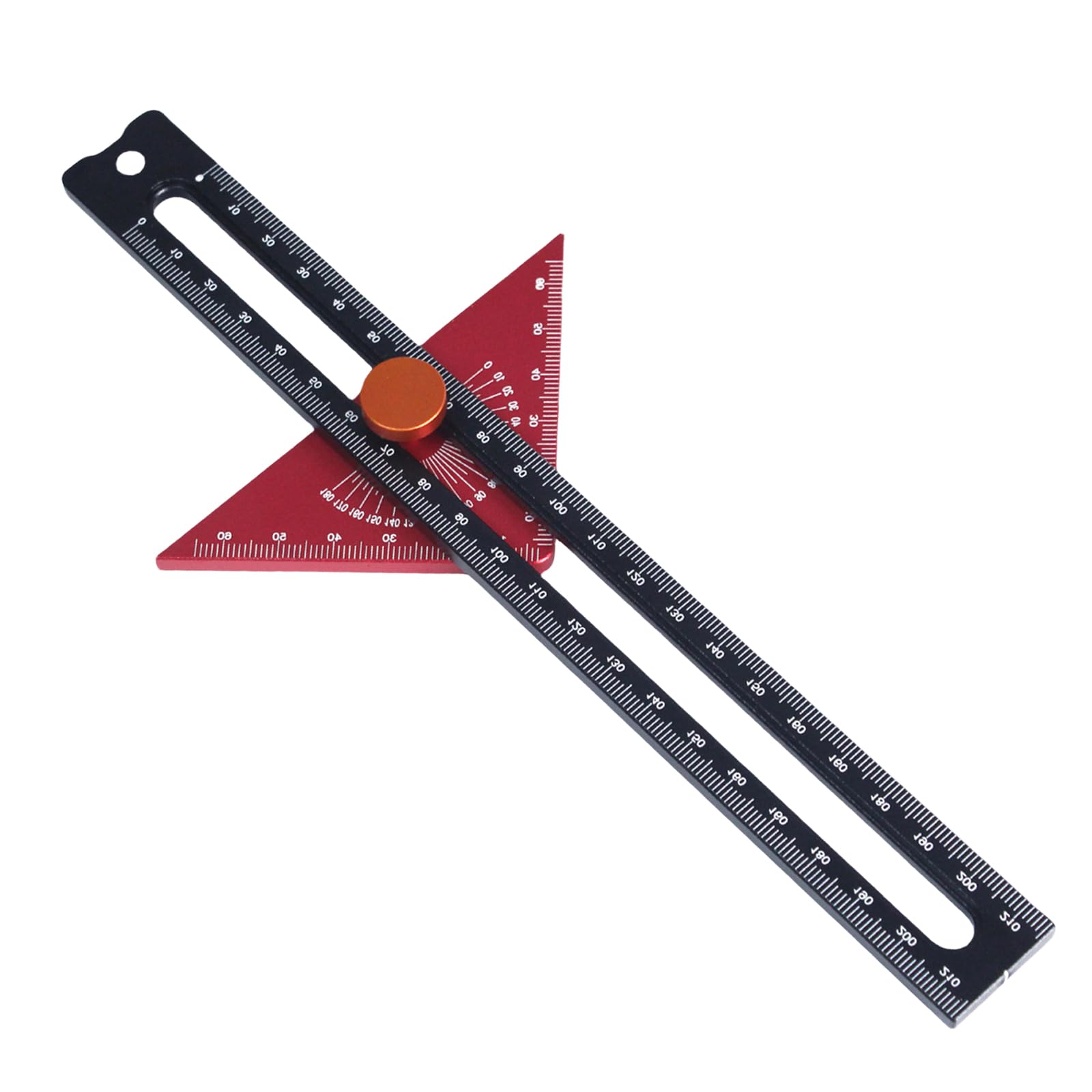 Triangles Rulers for Woodworking, Multiple Angled Measuring Tool with Precisions Marking Adjustable Triangles Rulers