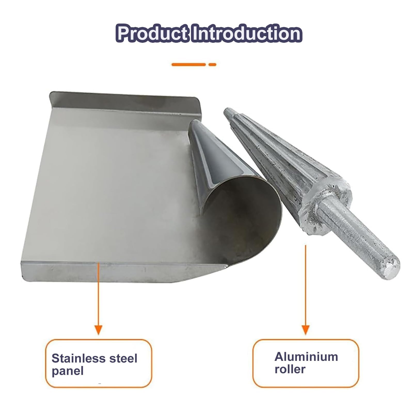 Molde cilíndrico para rollo de helado, herramienta para hacer conos, acero inoxidable grueso, prototipado rápido, conos de gofres para bricolaje