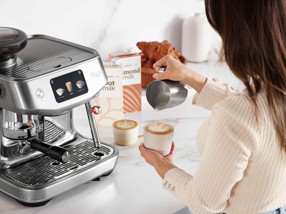 Sage Oracle Jet, Cafetera Automática con Molinillo, Acero Inoxidable | Molienda, Dosificación & Apisonado Automáticos, Doble Caldera, Portafiltro de 58 mm, Control LCD Intuitivo