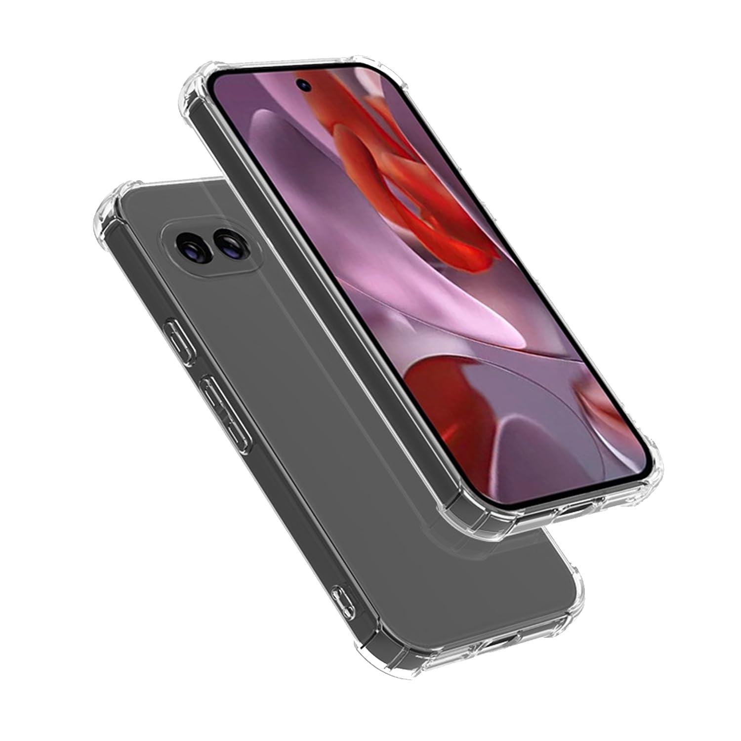 『全面保護』Google Pixel 9a ケース ピクセル9a 用の 保護カバー 薄型 TPU材質 『四隅がエアクッション構造』 耐衝撃 ケース スマホケース 黄変防止/滑り止め/擦り傷防止/柔軟/光沢感/軽·薄/透明