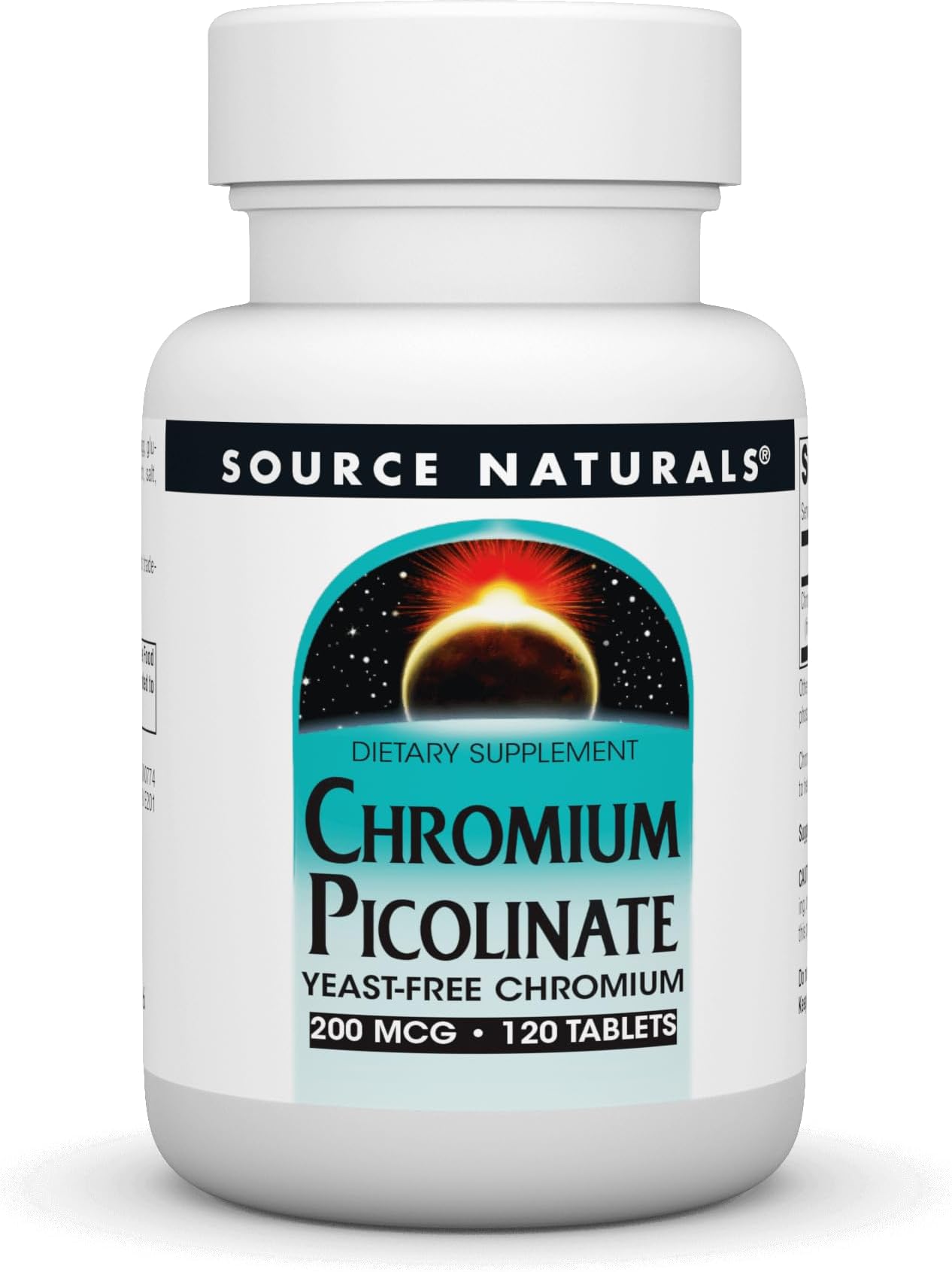 Chromium Picolinate 200 Mcg Tablet, 120 Count