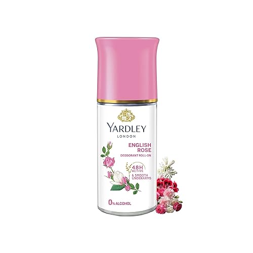 Miniatura 2 de Yardley London English Rose - Desodorante antitranspirante roll-on | Activo de 48 horas | Sin alcohol | 1.7 oz (1.7 fl oz)
