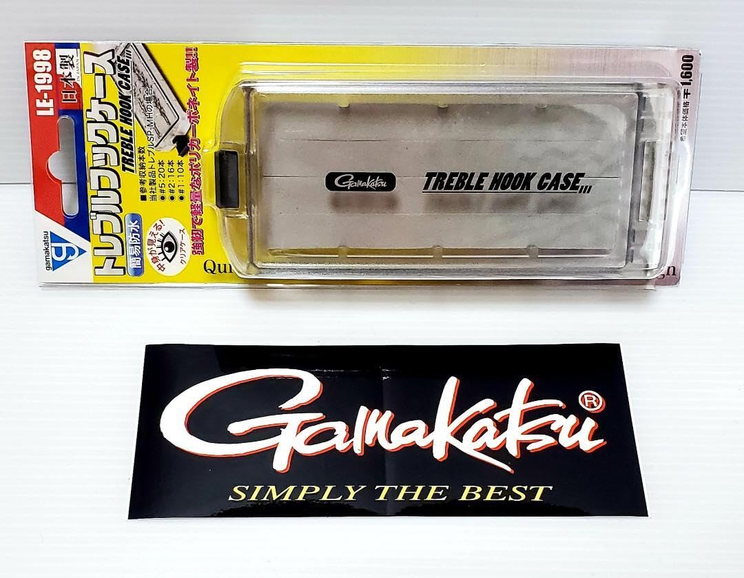 Amazon.co.jp: がまかつ トレブルフックケース LE-1998 ステッカー 2点