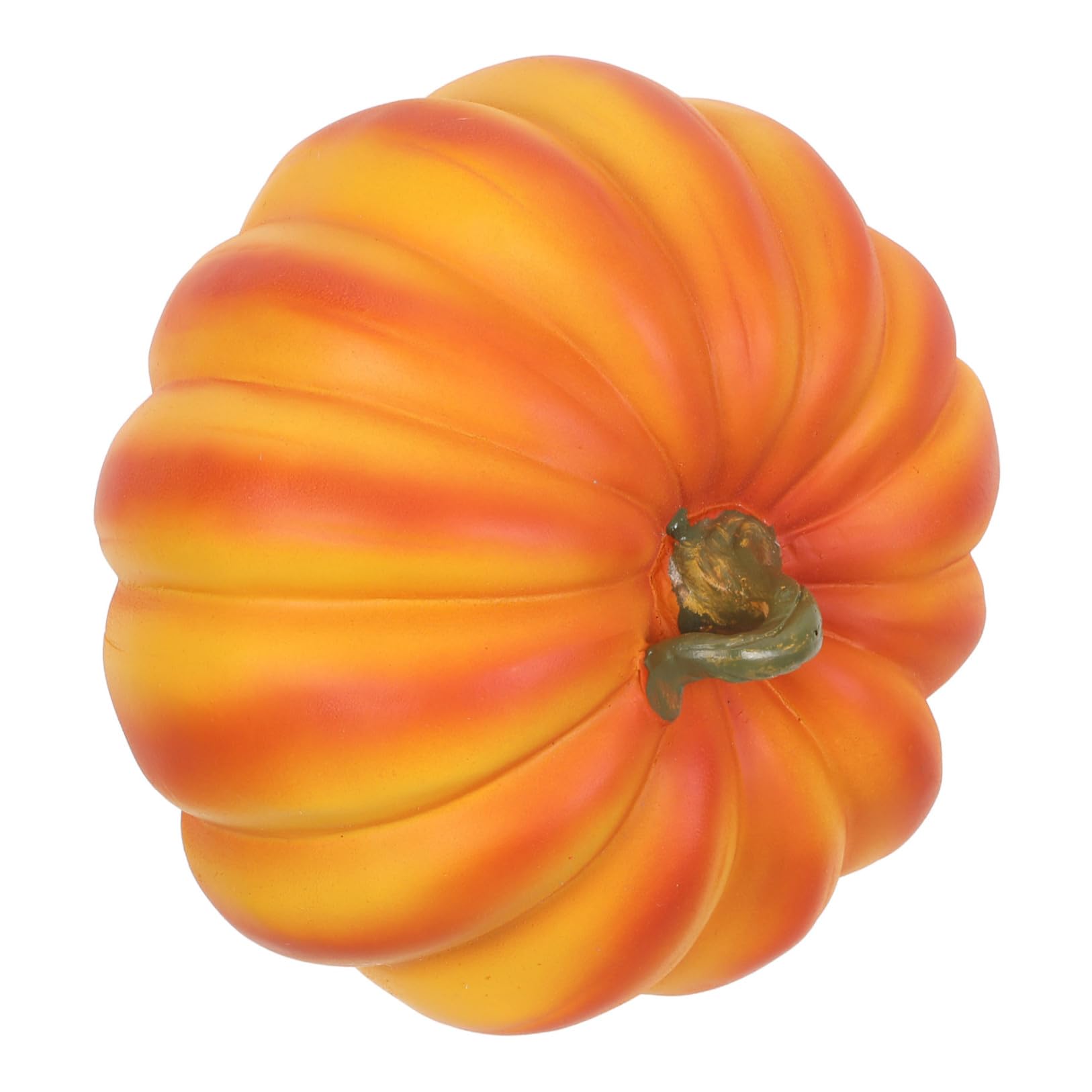DOITOOL Decorazione Sintetica Halloween di in di Zucca Resina e Forma a Arancione, Raffinata Facile da Pulire Autunnale per Arredamento Casa e Festa