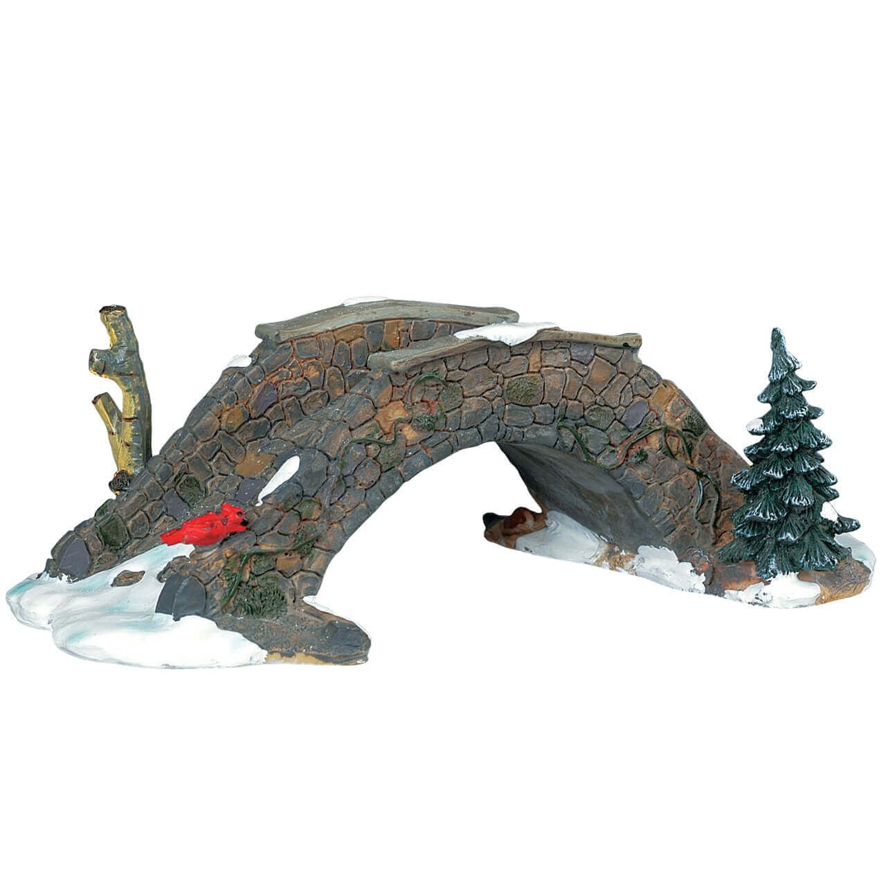 LEMAX Preacher Figur - Weihnachtsdorf Figur Mit Regenschirm & Bibel