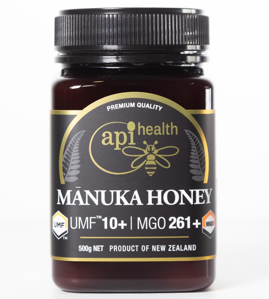 Manuka Honey UMF 10+ (MGO 261+) Pure New Zealand Honey, 1.1 lb (500g)