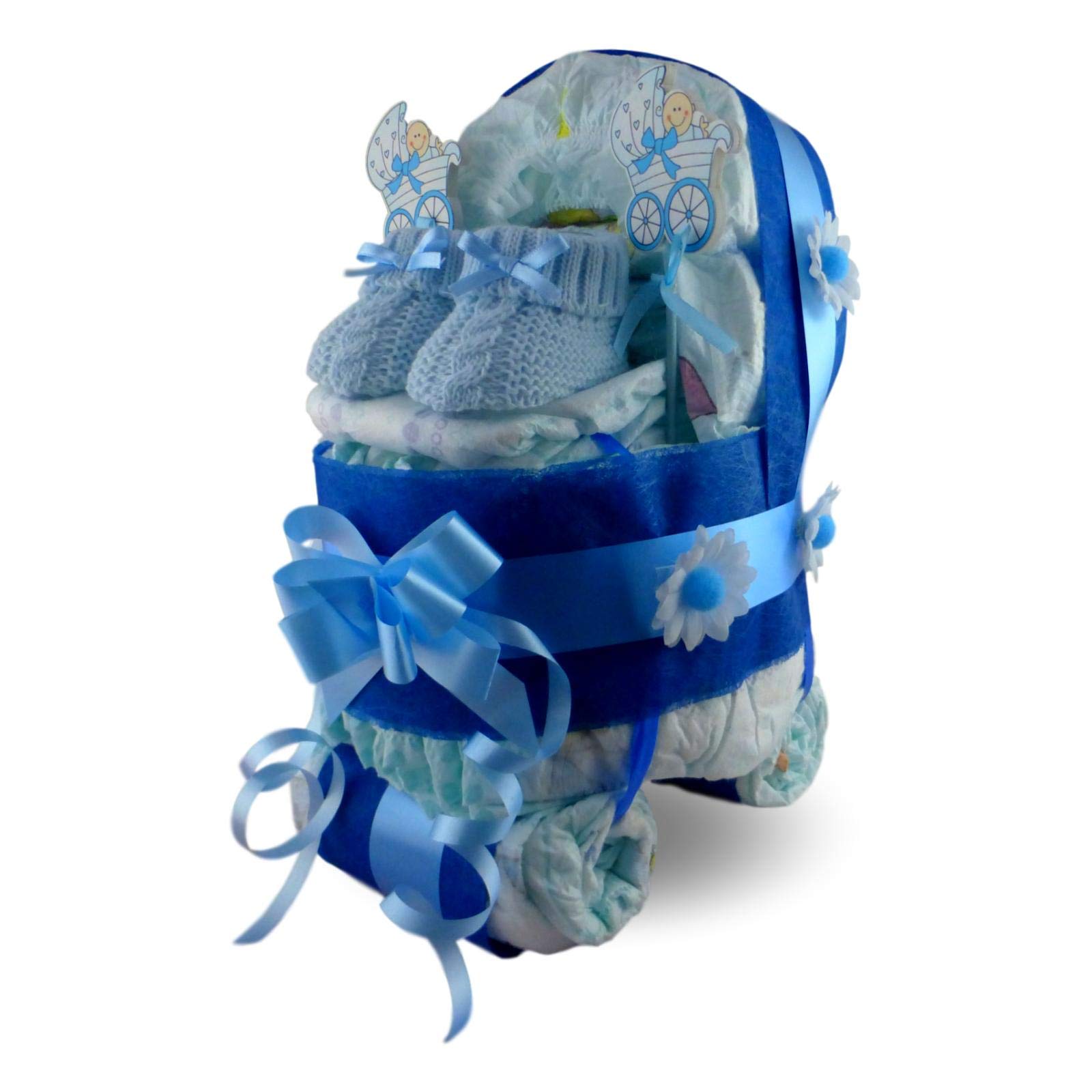Gâteau de couches Dodot taille 3 (4-10 kg) 28 couches avec bottines et médiators