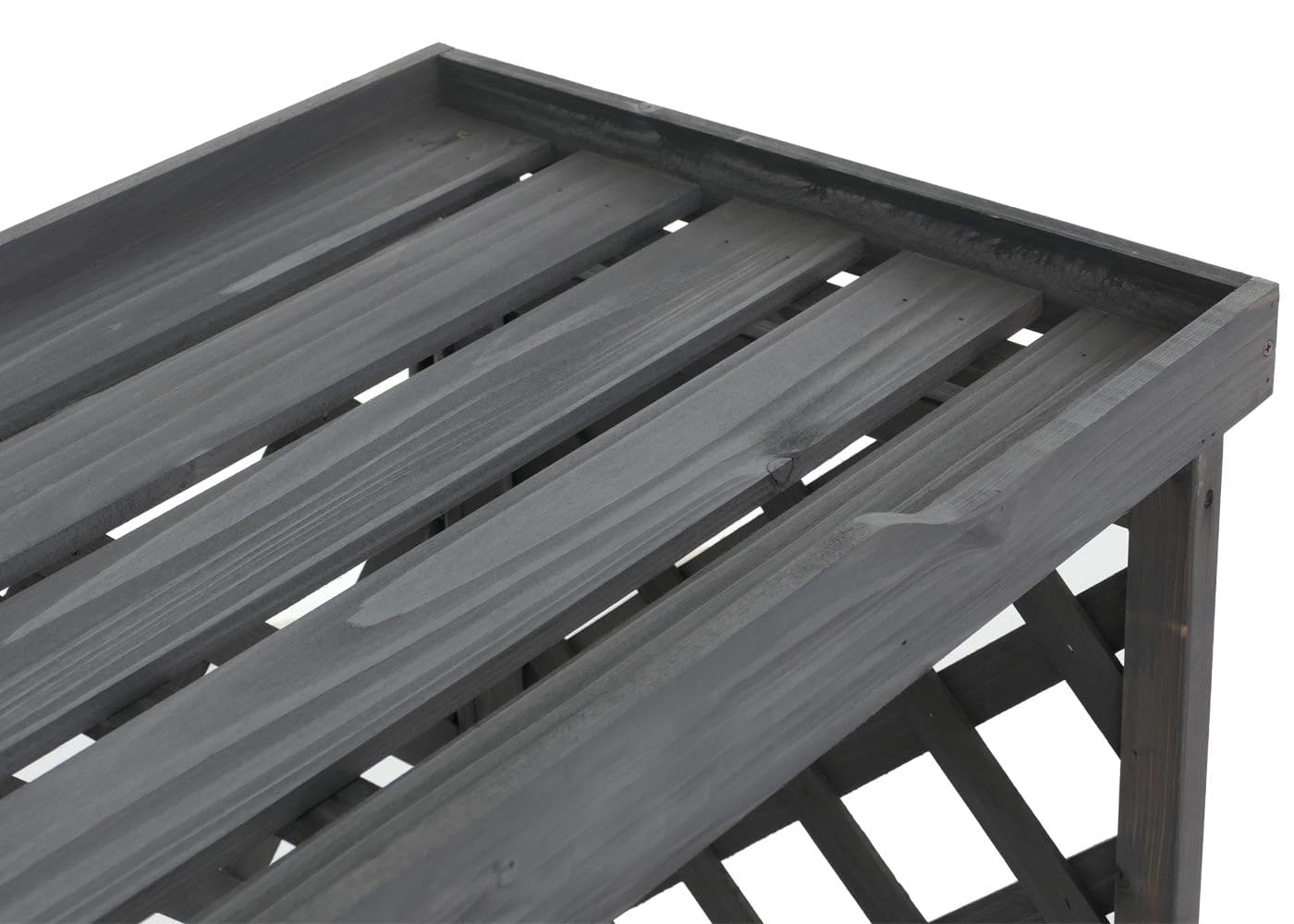Mendler Copertura per impianto di climatizzatore/Pompa Calore HWC-Q14, Rivestimento in Legno MVG 78x90x45 cm - Antracite Grigio