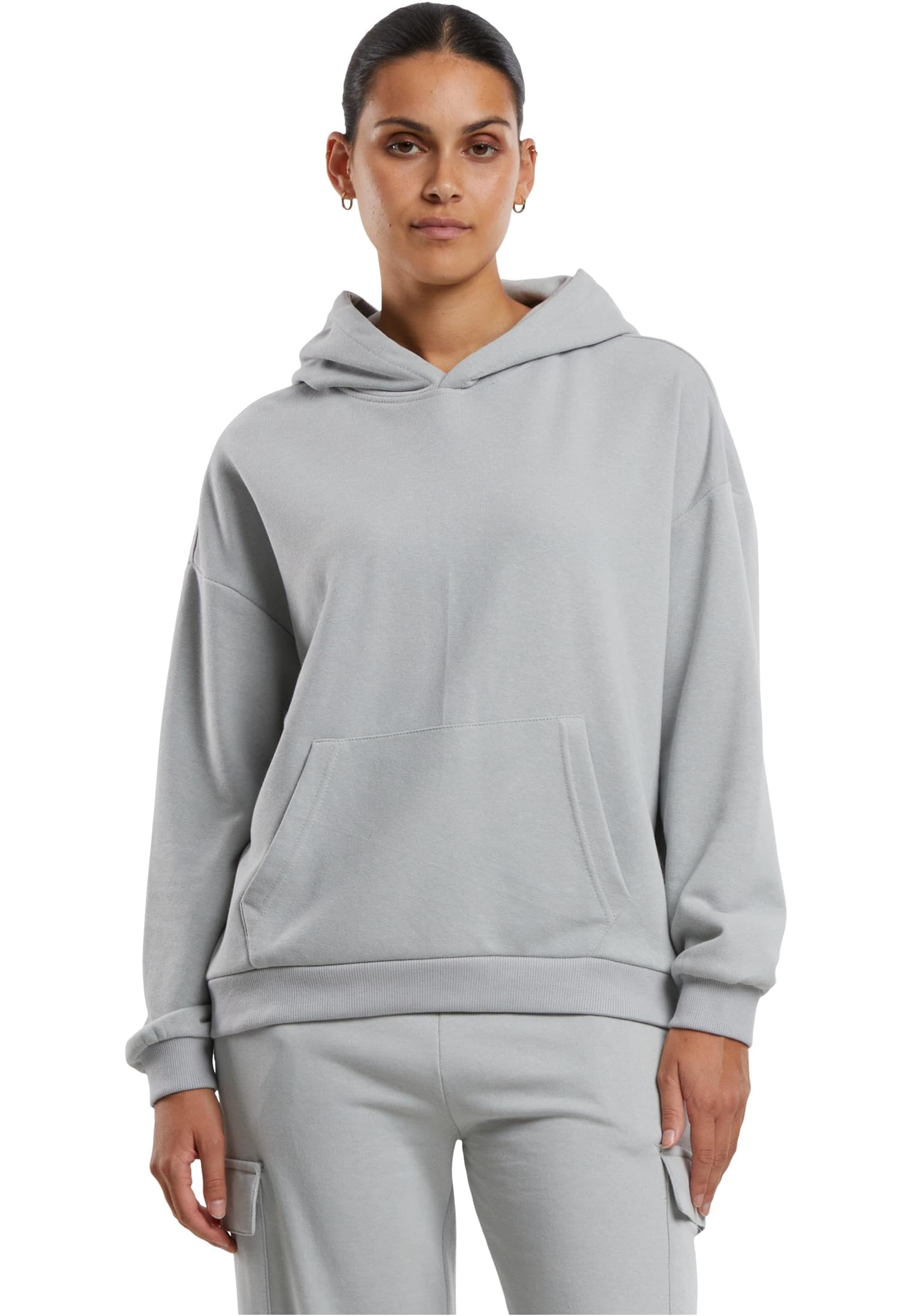 Urban Classics Ladies Light Terry Oversized Hoody Frauen Kapuzenpullover rost Basics