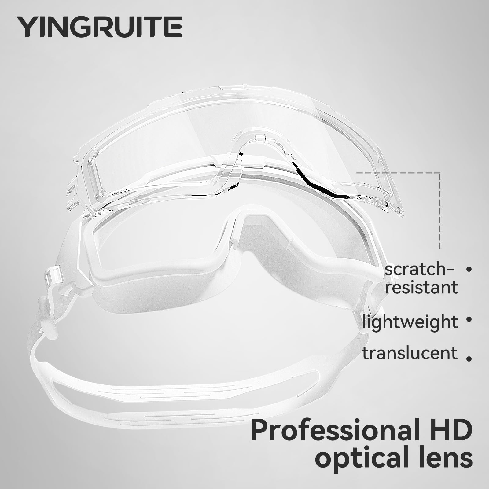 Gafas de natación antivaho a prueba de fugas para adultos, gafas de agua de visión amplia para hombres y mujeres, bonitas gafas de piscina para natación en interiores y exteriores