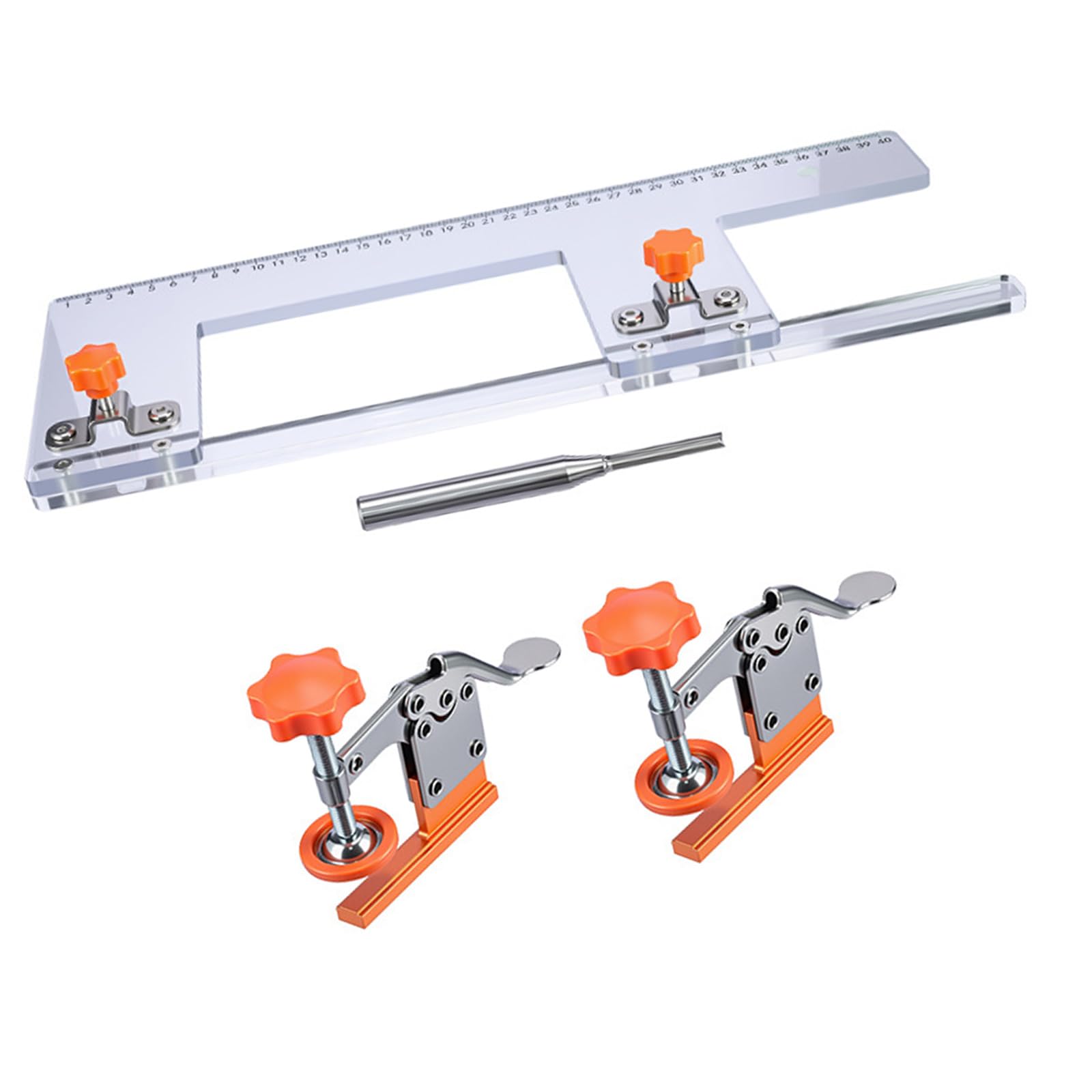 Piceioep Set C Cabinet Jig Cabinet Handle Jig For Door Drawer Adjustable Mount Guide For Installation Alignment Tool Box Home Woodworking Template
