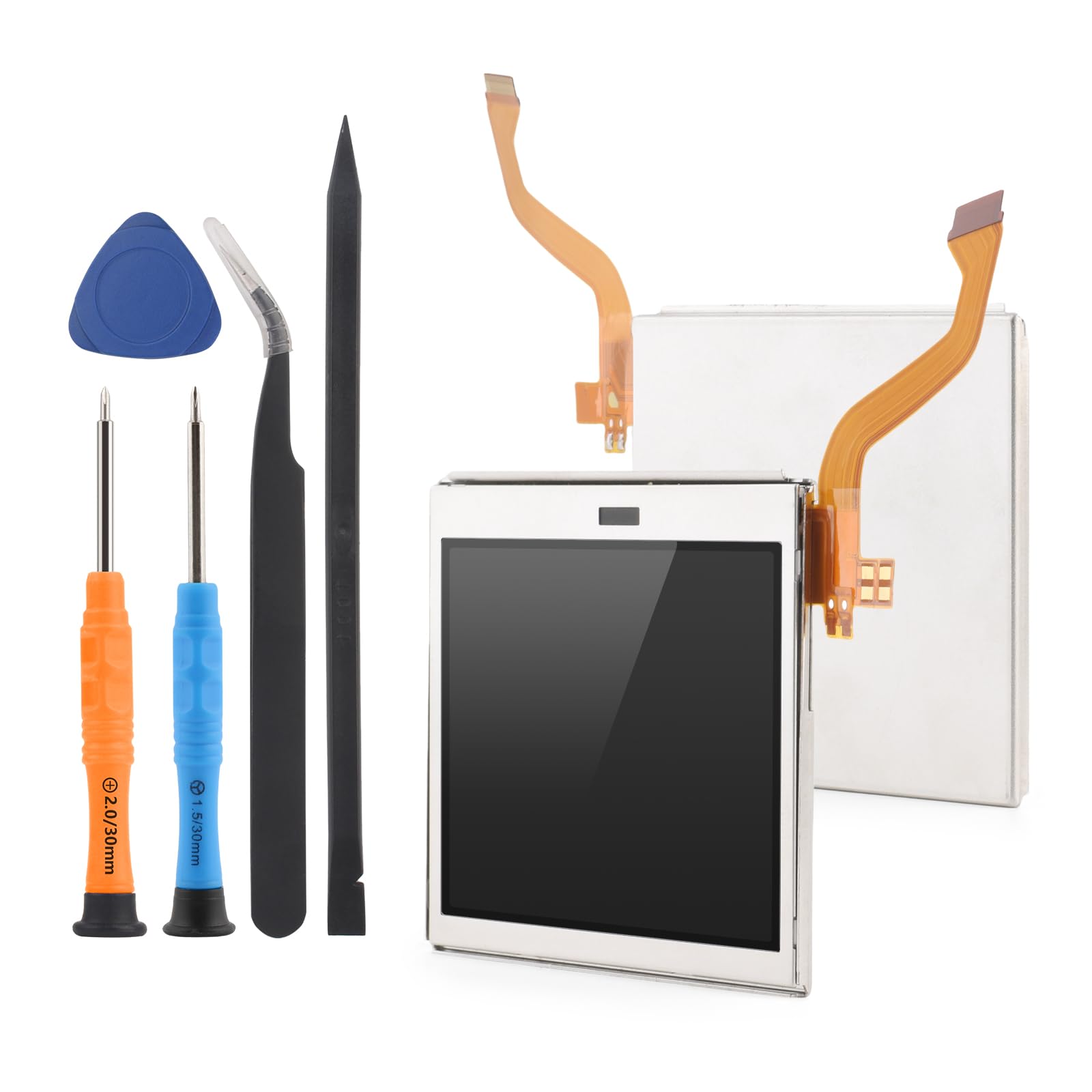 YWLRONG for Nintendo DS Lite Top Upper LCD Screen Display for Nintendo DS Lite Screen Repair Replacement Assembly Accessories Part with Repair Tools