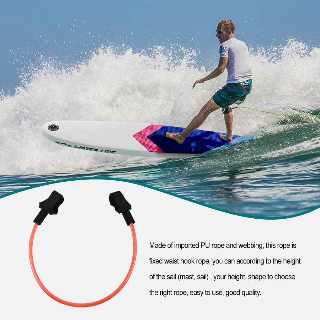 2 Stück Windsurf-Geschirr, feste Schnüre, Segelbeschläge, Festseil, Wassersportzubehör, Fixierwerkzeug, Komponente, Orange
