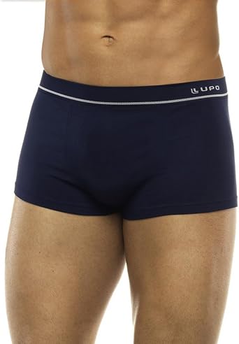 Lupo Mens Essential Microfiber Seamless Lo Rise Trunks