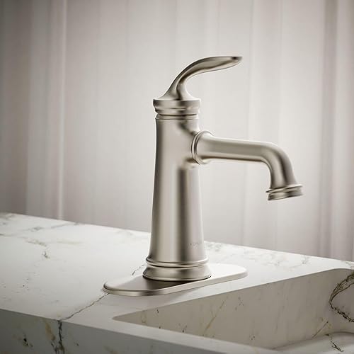 Miniatura 54 de Kohler 27380-4-BN Bellera - Grifo para lavabo de baño, 1.2 gpm, níquel cepillado vibrante Vibrant Brushed Nickel,Cromo pulido,Oil Rubbed
