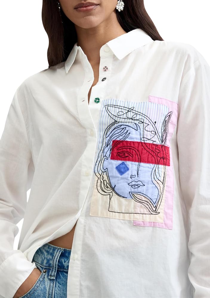 Desigual Damen Cam_rin T-Shirt (1er Pack)