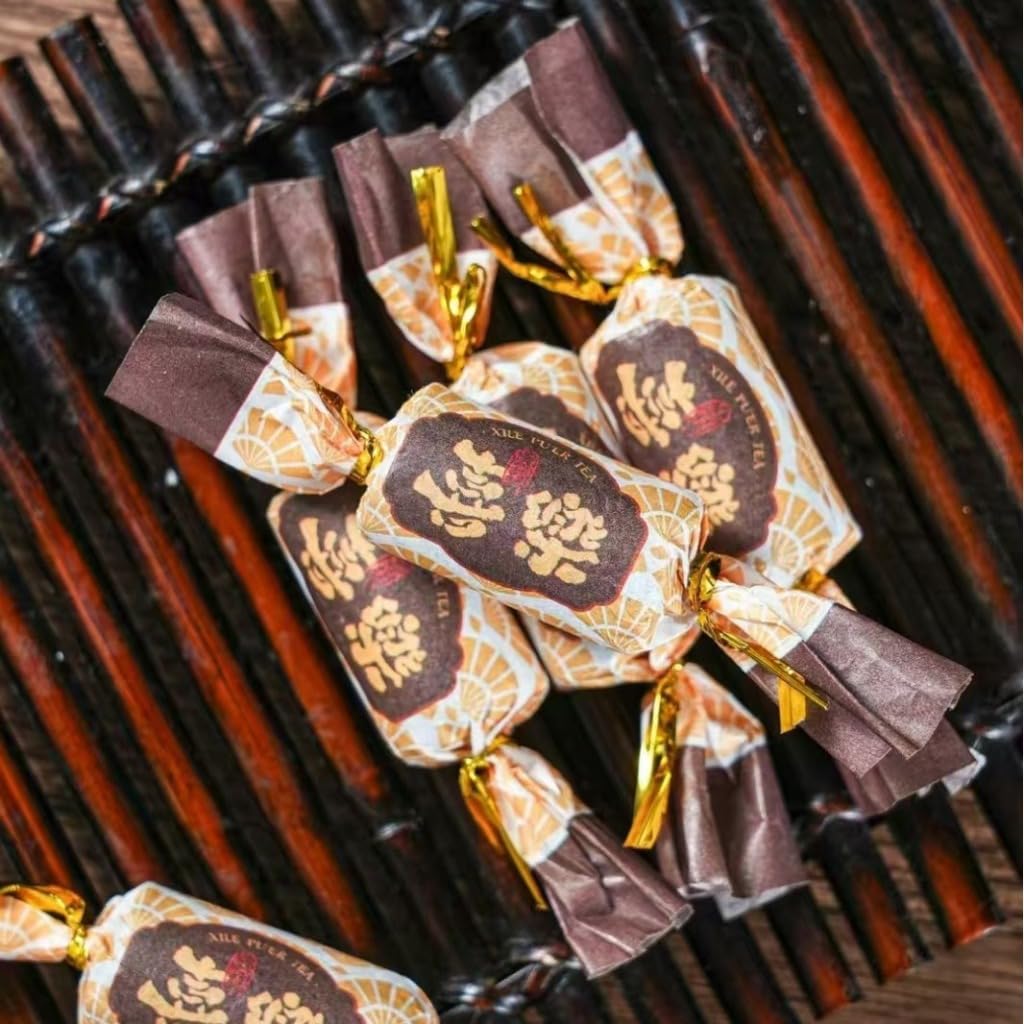 Té Pu-erh De Yunnan | Pu-erh Maduro En Forma De Caramelo | Suave Y Aterciopelado | Envase Individual | Para Llevar (500G / 17,64 oz)