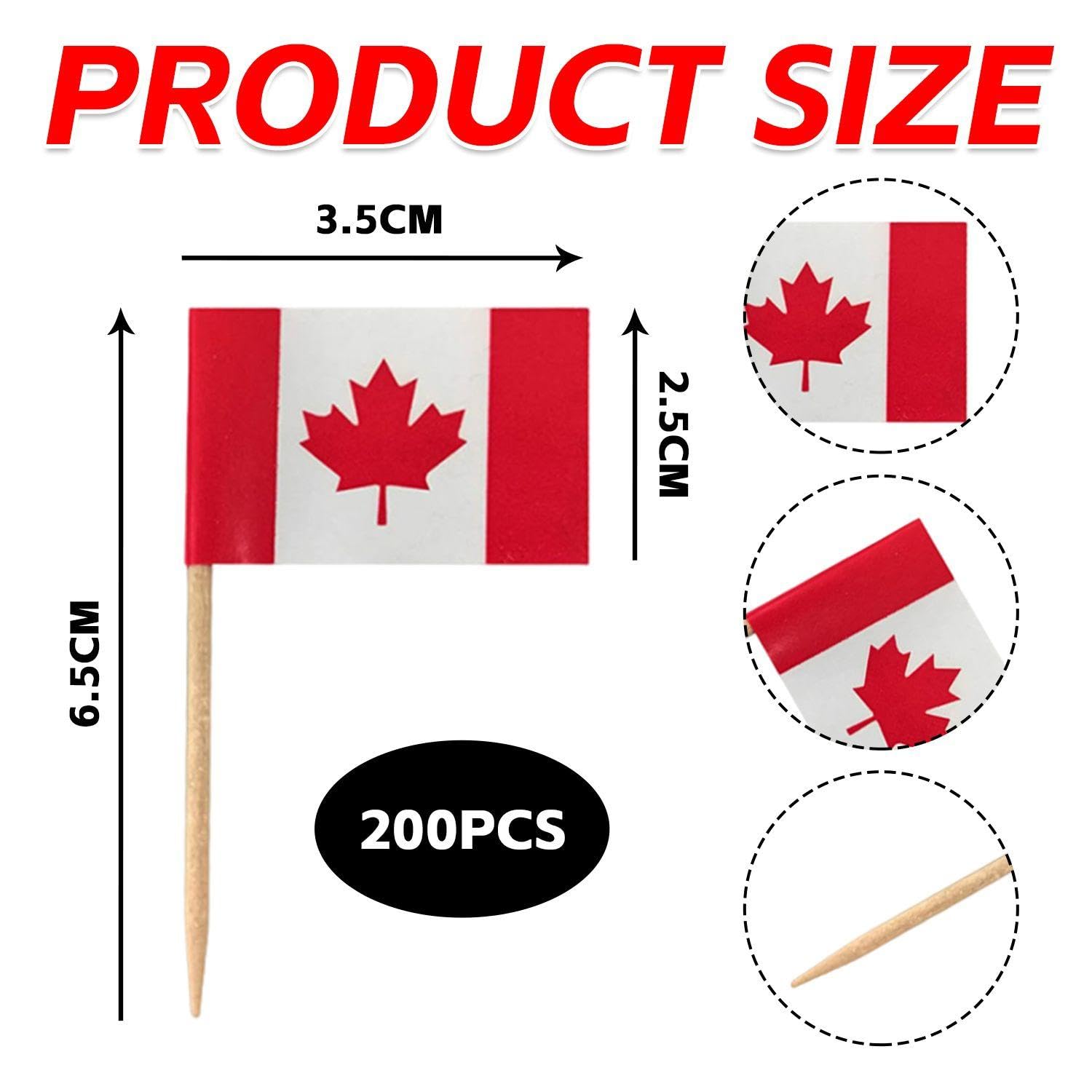 200 Bandiere Canadesi, Bandiere Della Coppa Del Mondo, Bandiere Del Personale Canadese, Bandiere Del Personale Canadese, Bandiere A Mano Piccola