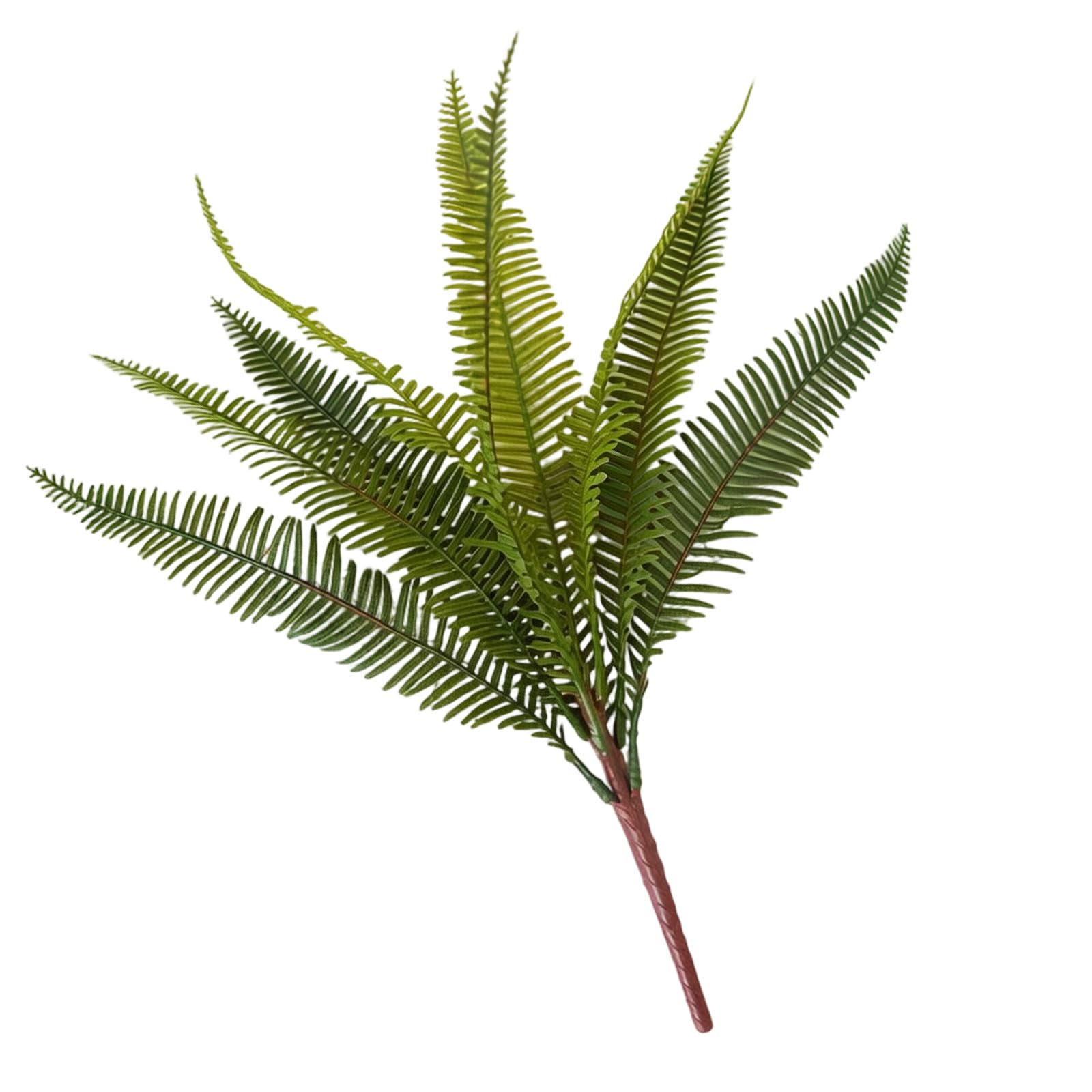Oxxggkao Realistic Artificial Fern Decorative Green Plant for Dining Table Bookshelf Garden Home Floral Arrangement Plant Deck