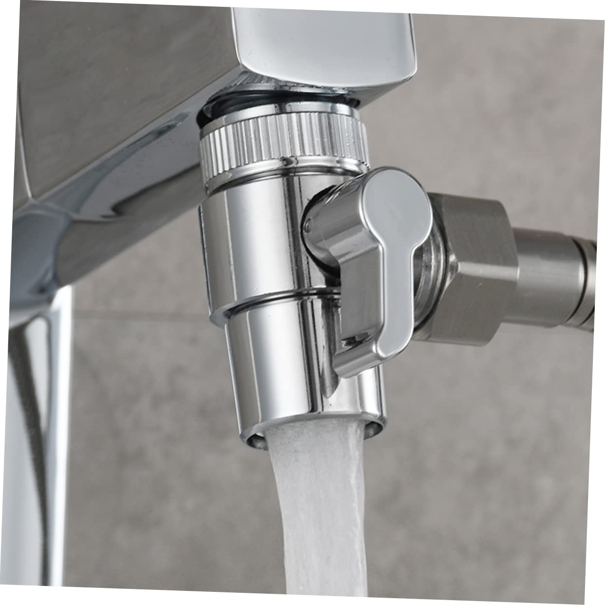 Kit de desviador de grifo de 3 vías, adaptador de grifo de fregadero portátil, conector de manguera doble para una fácil fijación, paquete de 2 divisores de manguera de agua para uso en cocina y