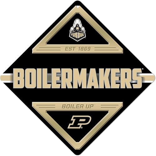 Miniatura 43 de Rico Industries NCAA - Letrero de metal estándar de 16.5 x 16.5 pulgadas, decoración del hogar, dormitorio, oficina, cueva de hombre