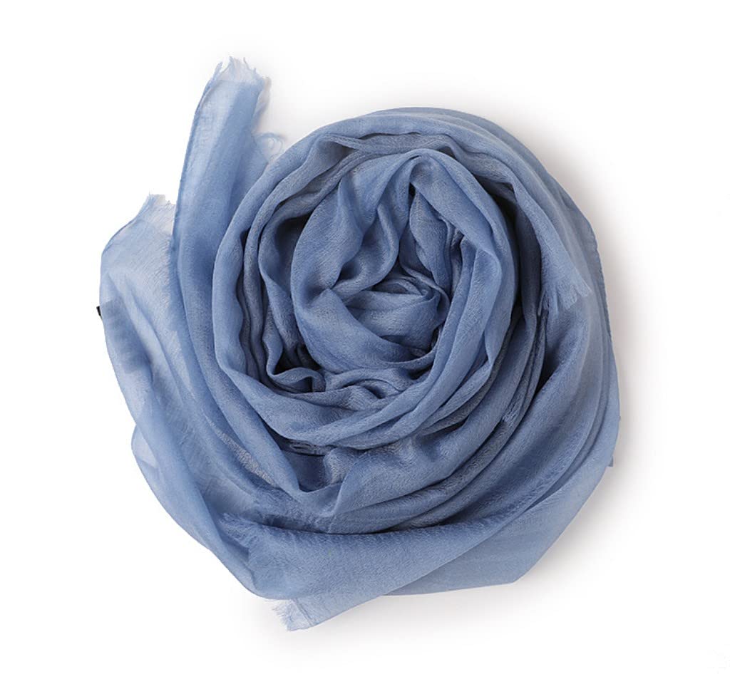 Damen 100% Kaschmir feder-leicht Ring Pashmina Schal Abendkleid Stola aus hauch-dünn 200 garn Cashmere Fäden