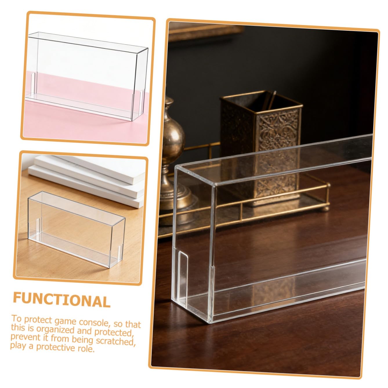 Protezione Trasparente per Console Custodia per OLED Design e Resistente Protegge Polvere e Graffi per Display
