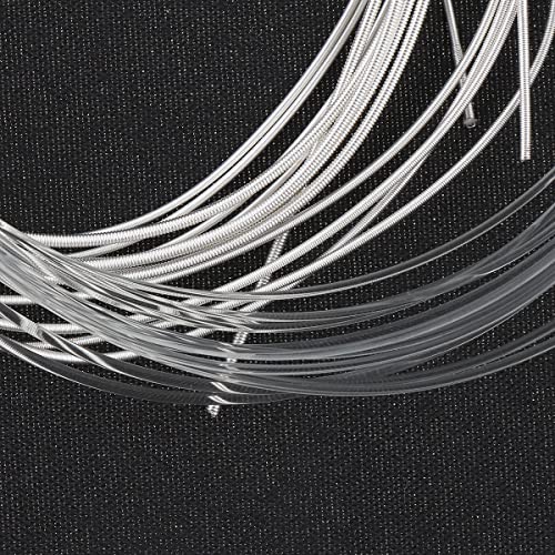 Muzcym 6Pcs Classical Guitar Strings Nylon Guitar Strings 028-043, Silver Plated Wound, Nylon Strings Core #TOP4