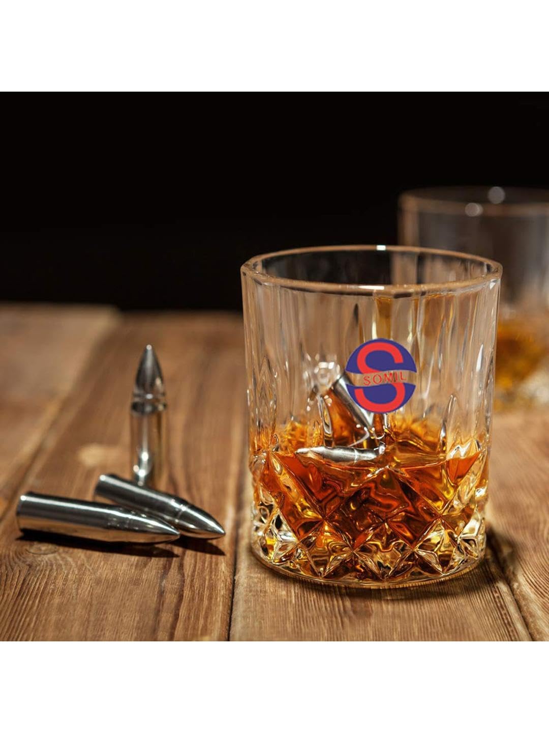 AFAST Party Perfect Glasses for Water, Juice, Cocktails, Smoothies and Other Drinking Beverages, Glass, Clear, Pack of 8, 7 X 7 X 8.5 CM 1
