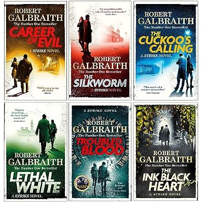 Cormoran Strike Series 6 Books Collection Set