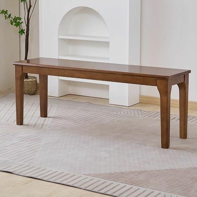 Wood Galaxy Modern Wood Bench – 120 × 33 × 45 cm Sleek Modern Bench Crafted from Quality Wood for Durability and Style. Perfect for Living Spaces, hallways, or entryways with a Clean, Contemporary