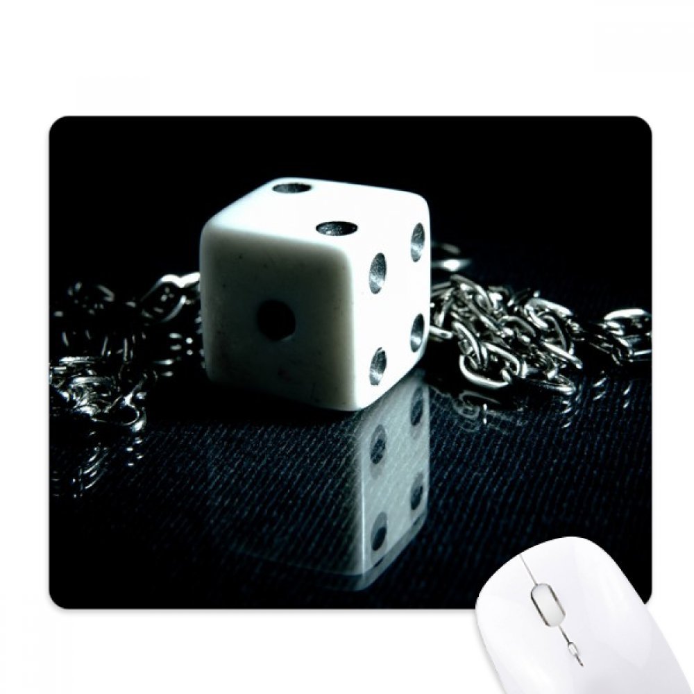 DIYthinkerDice Chain Gambling Photo Mouse Pad Non-Slip Rubber Mousepad Game Office