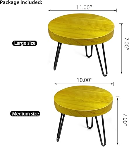 Miniatura 2 de Soporte para Plantas de Interior y Exterior, Taburete de Madera para Plantas, Soporte de Plantas Estilo Moderno de Mediados de Siglo para Plantas de