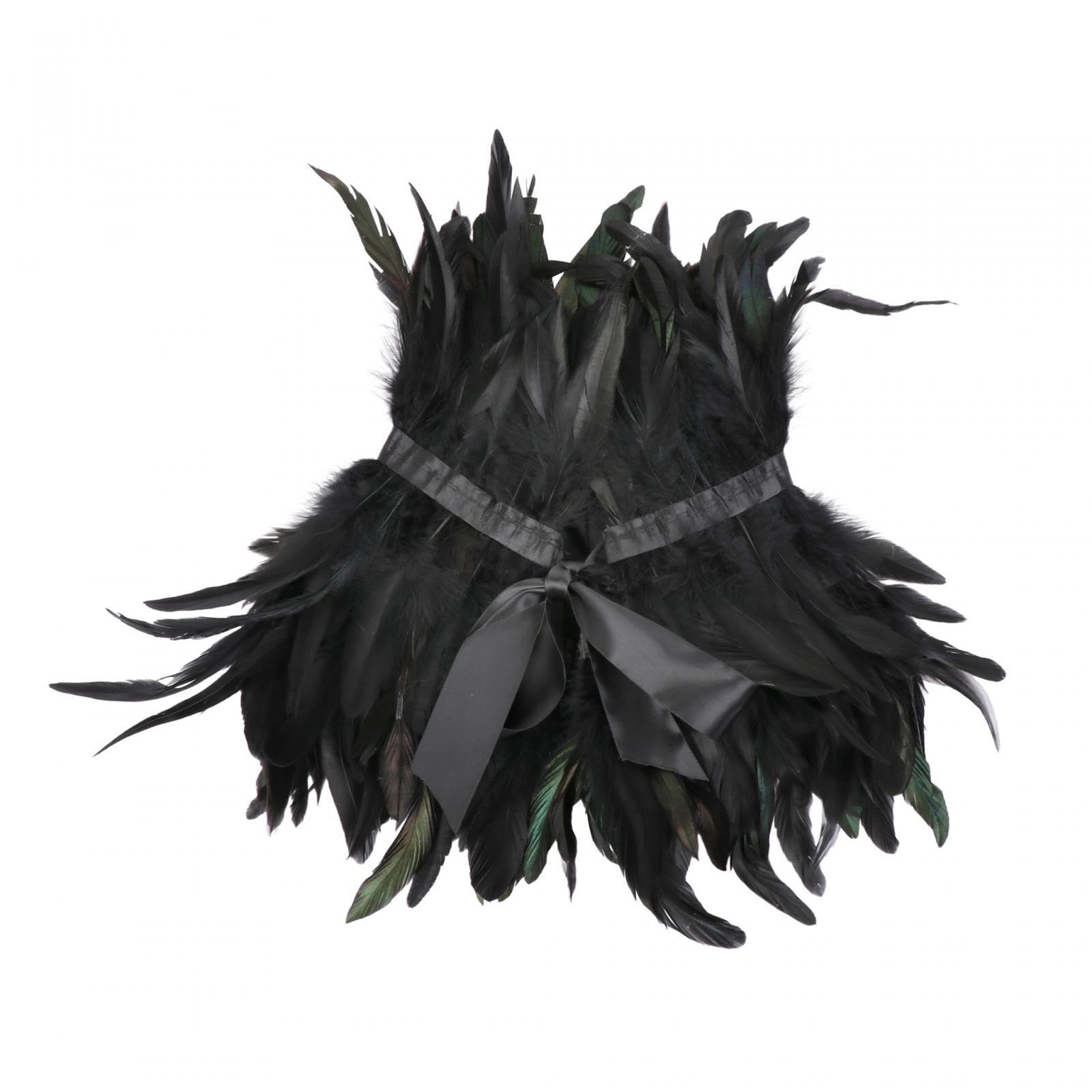 heavenglow Meadawgs®Feather Shrug Shawl Witch Costume Accessories Costume Feather Cape|Clothing Shoes & Accessories|Womens Accessories|Scarves & Wraps-picture-35