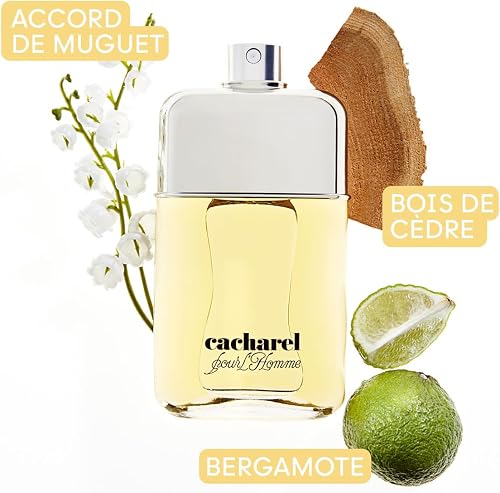 Cacharel, Pour L'Homme, Eau de Toilette Men's Aftershave, Spicy Fresh Fragrance, 100ml - 2
