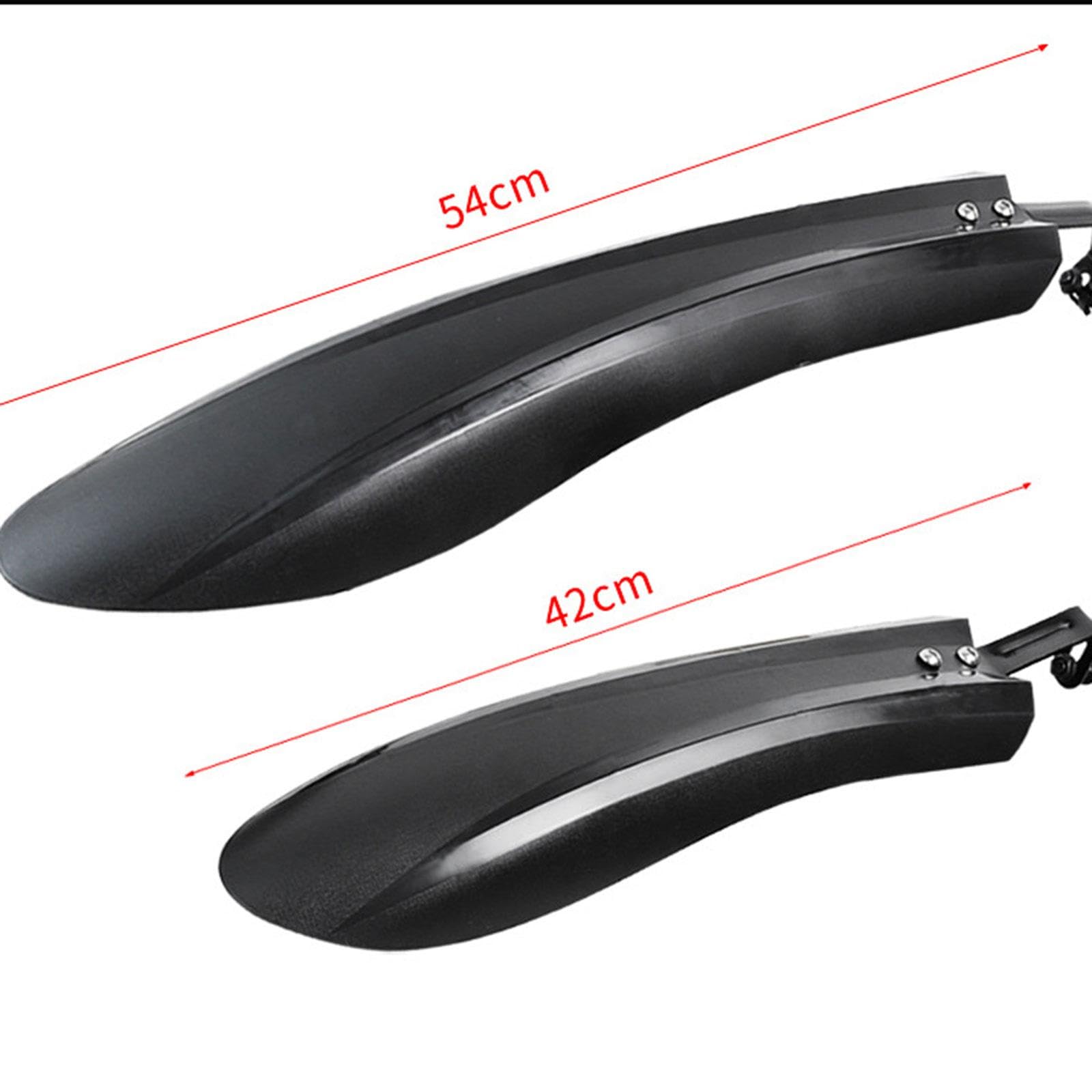 Vaveren Mountain Bike Mudguard Set Front and Rear for 26 27.5 inch Bike Adjustable Stylish Mudflap Mud Guard