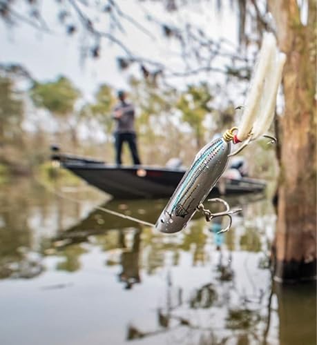 Miniatura 2 de Creek Chub Striper Strike - Señuelo de pesca de larga duración de hundimiento lento, grado de agua salada