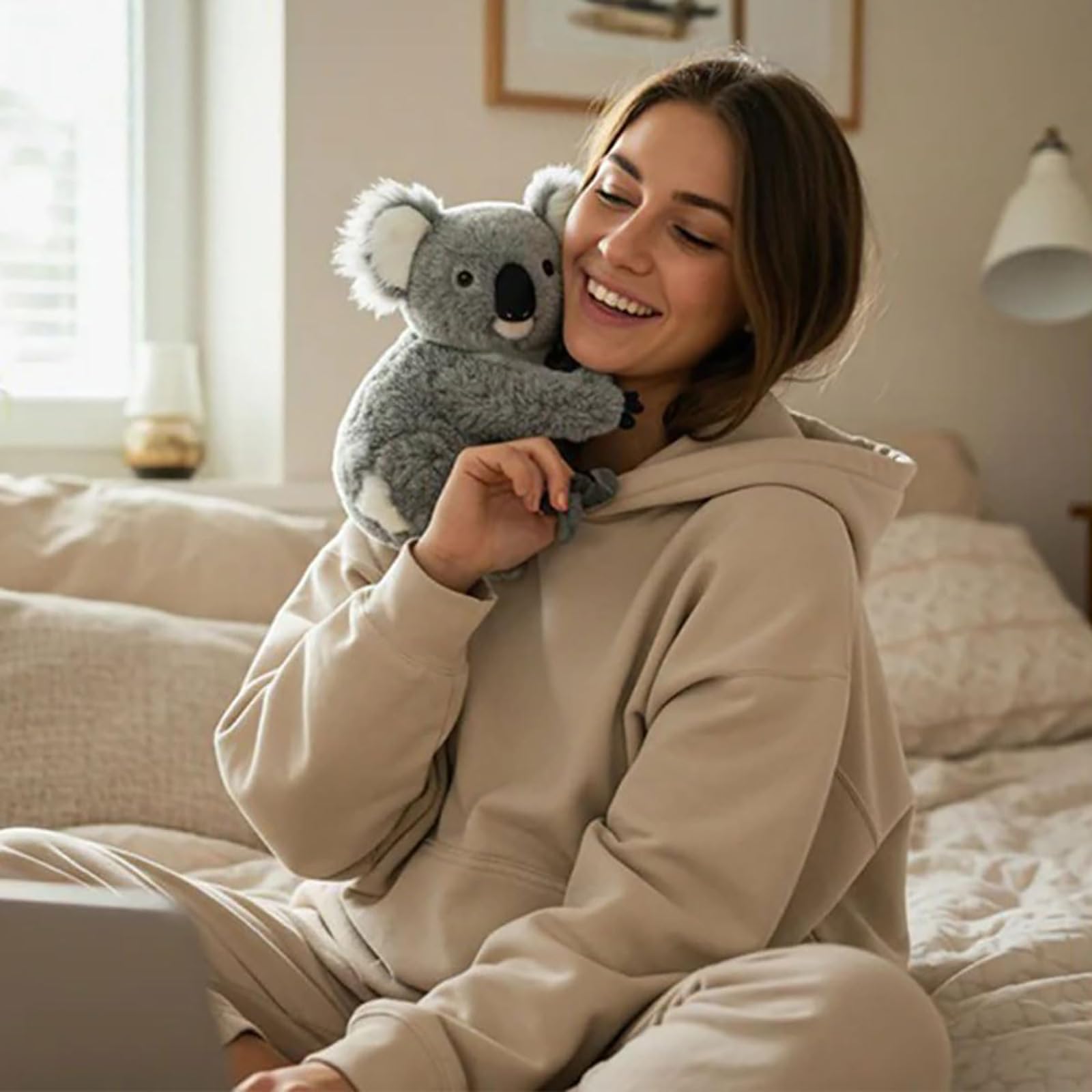 The Koaly - Emocjonalne Leczenie Na żądanie, Ultra Miękkie Imitacje Koali, Dla Złagodzenia Stresu, Wsparcia Emocjonalnego, Sympatyczny Pluszak Koala, Przytulny Komfort