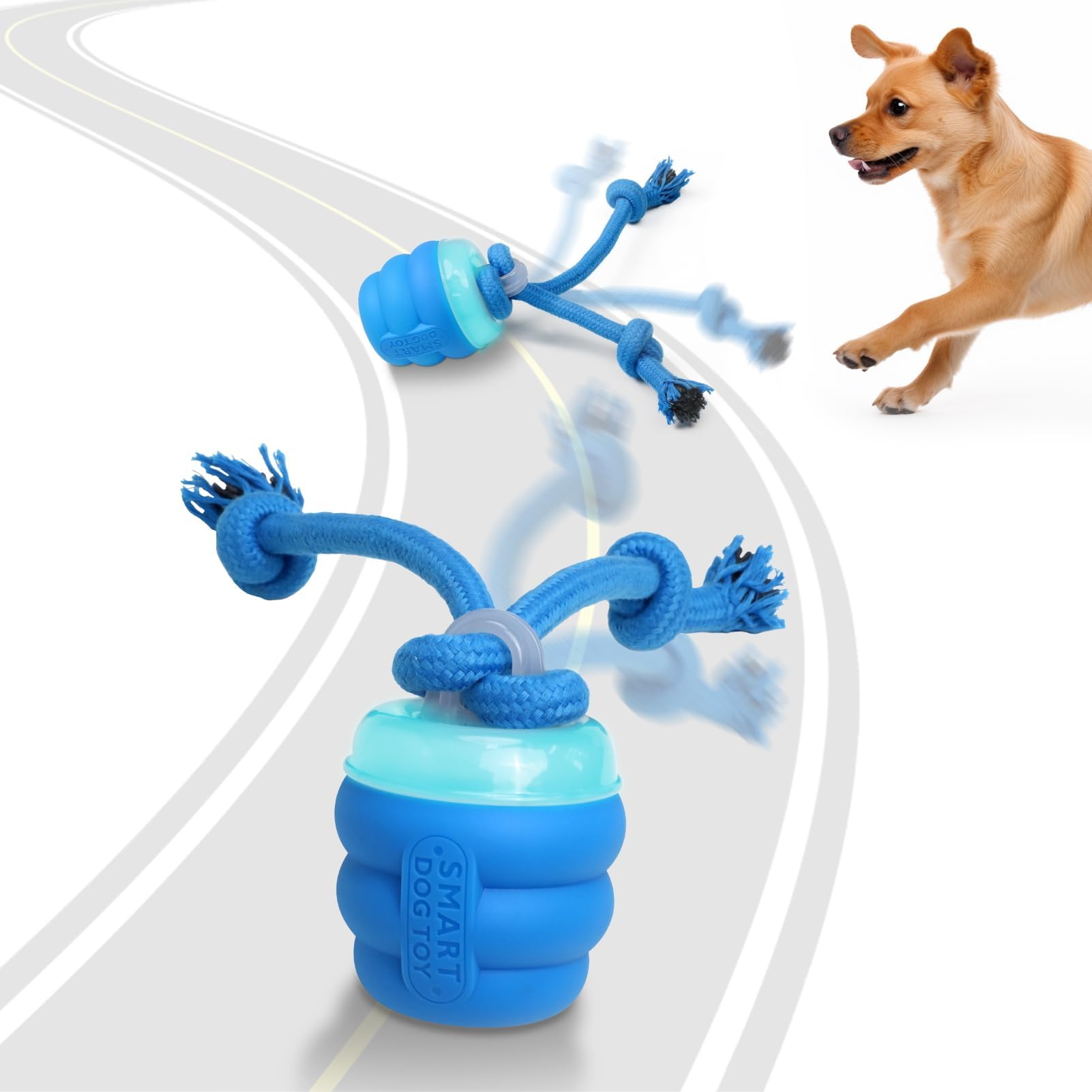 - Giociv Interactive Dog Toys with Motion Activated, Squeaky Dog Toy for Daily Training, Keep Dogs Busy