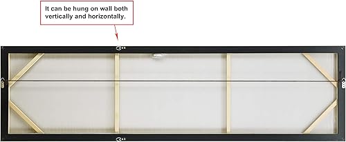 Miniatura 7 de Empire Art Direct Arte abstracto para pared, lienzo pintado a mano con textura por Martin Edwards, marco plateado champán, 20 x 72 pulgadas, campo