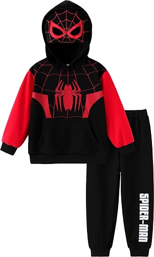 Spiderman Cosplay Costume Hulk Venom 2 Pcs Pocket Hoodie &Pants