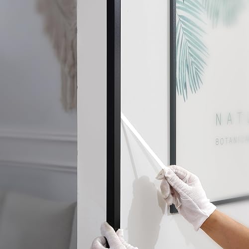 Miniatura 7 de Gaahing Protectores de esquina de aluminio con moldura en L, para protección de pared, marco de puerta, borde de azulejos (3 unidades x 2.9 pies x