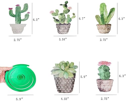 Miniatura 3 de Decoraciones de cactus hawaiano para fiestas, decoraciones de remolinos colgantes, decoración de fiesta mexicana, decoración de techo, suministros