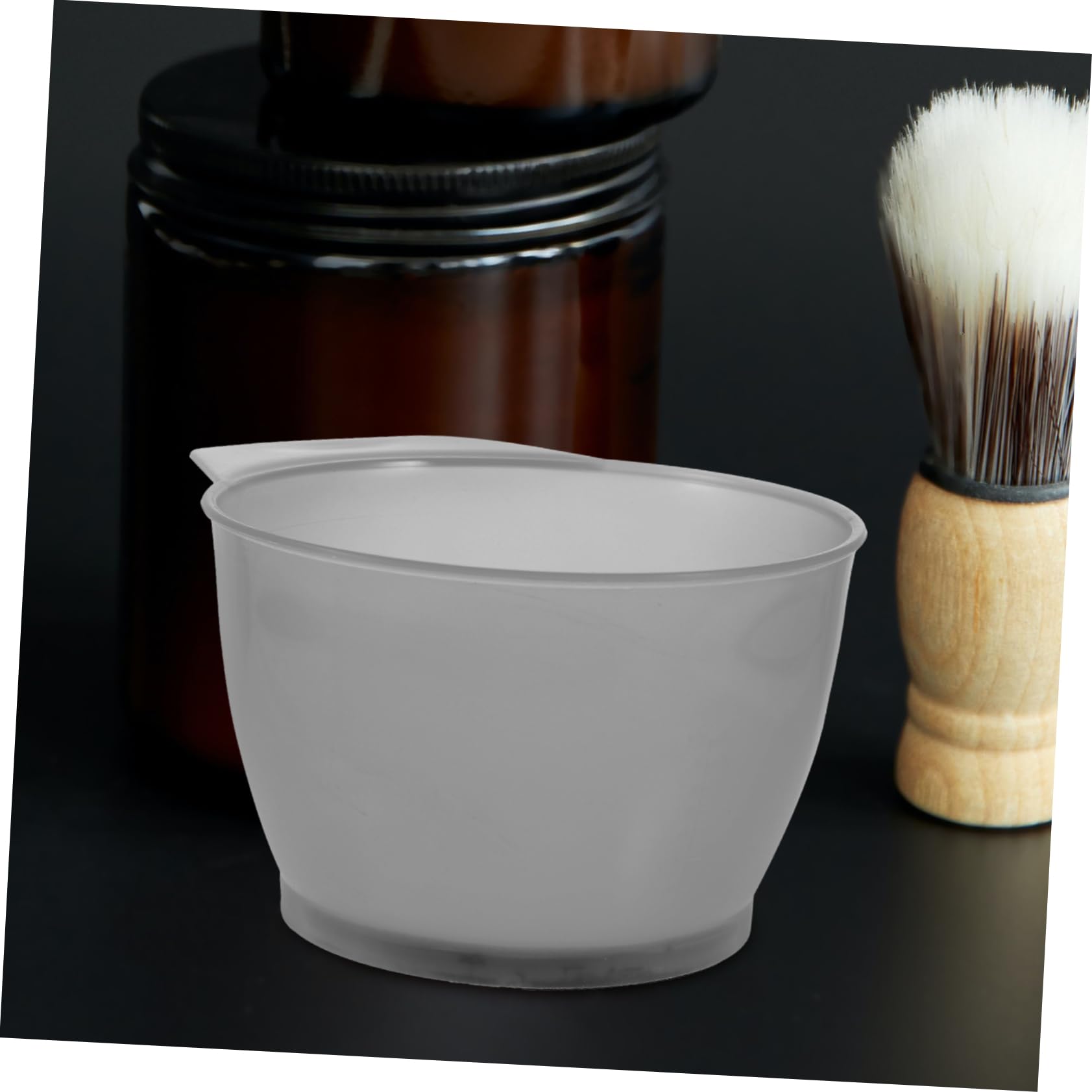 FOMIYES Hair Dyeing Tools 5pcs Large Plastic Bowl Set Scale for Hair Tinting Diy Coloring