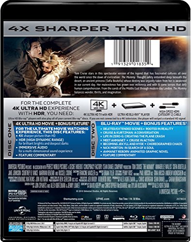 Image of The Mummy (2017) (4K Ultra HD + Blu-ray + Digital HD)