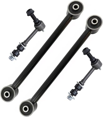 Miniatura 62 de Detroit Axle - Kit de brazos de control frontal RWD para Chrysler 300 Dodge Challenger Charger Magnum, 2 brazos de control superiores 2 rótulas