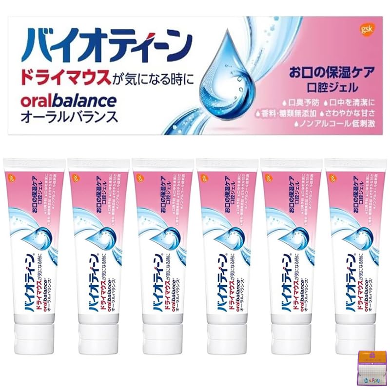 Bio-Teen Oral Balance Oral Gel, 1.5 oz (42 g) x 6, Moisturizing Care, Dry Mouse, Prevents Bad Breath
