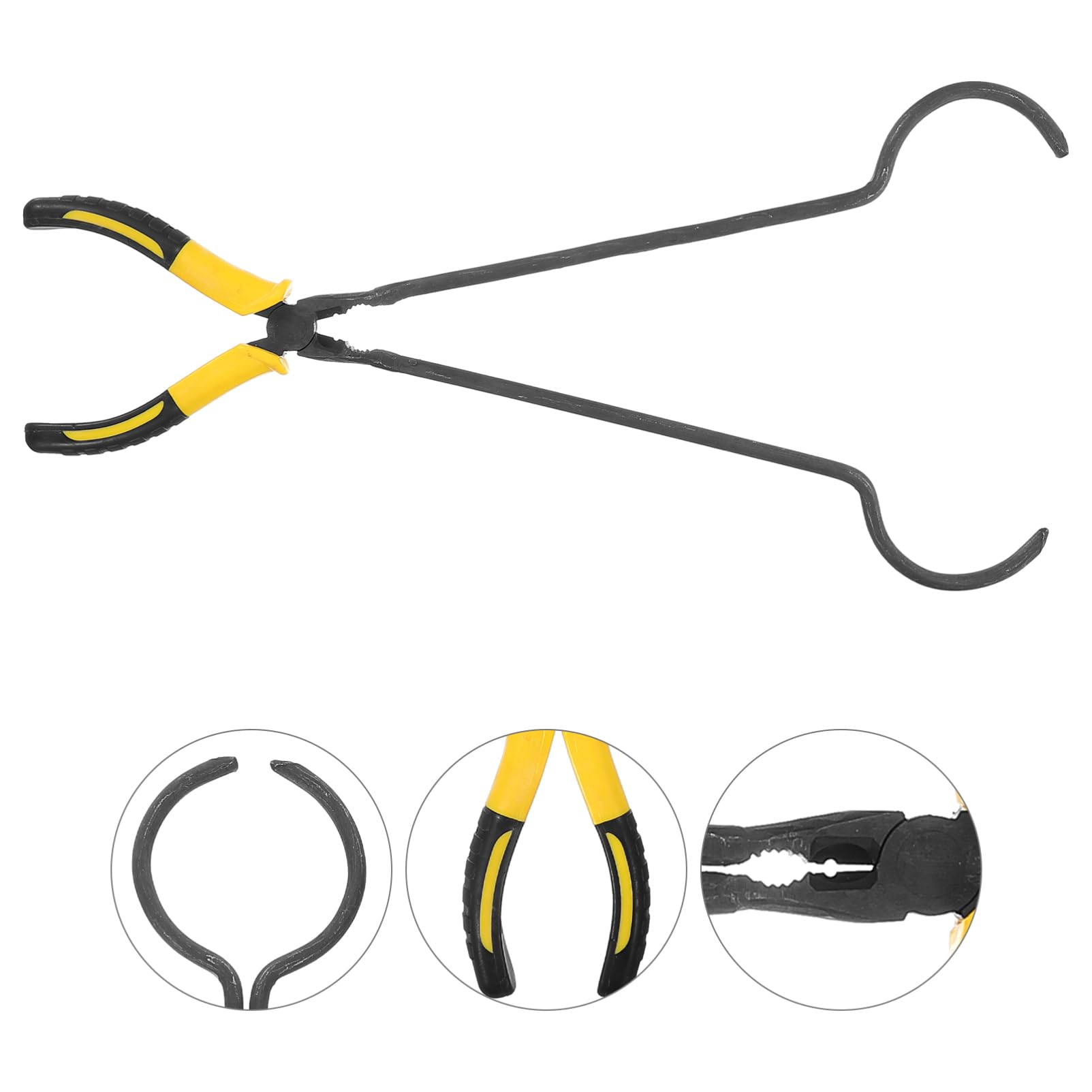 ULTECHNOVO 3 Pz Pinze da crogiolo misuratore attrezzo elettrico auto mano pinze multifunzione pinzette da laboratorio attrezzi utensili morsetto in fusione d'oro pinza crogiolo ferro da stiro