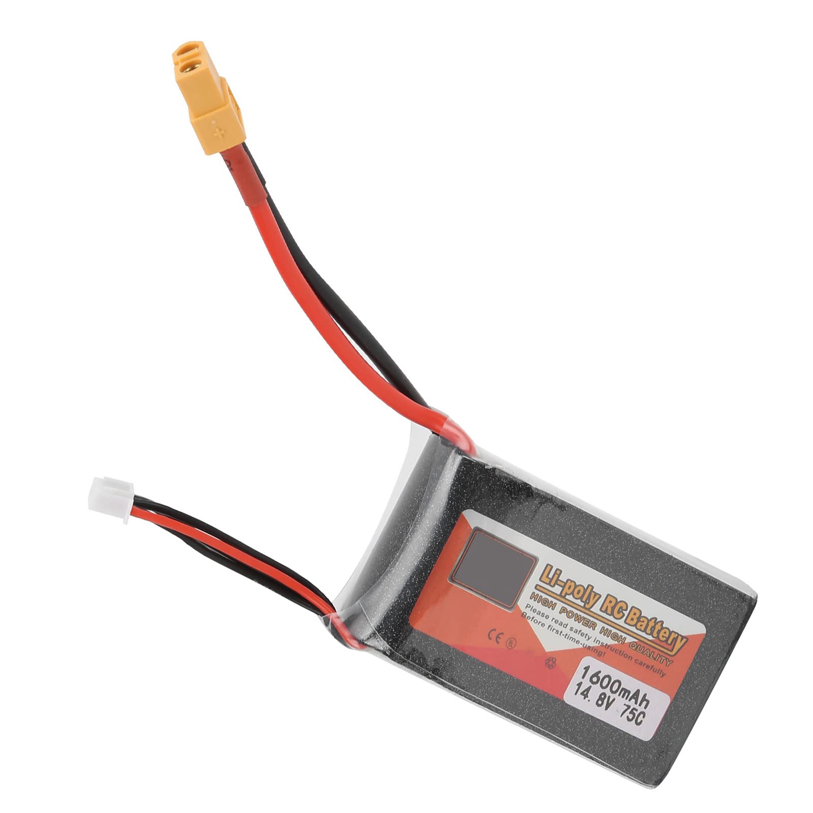Batteria LiPO per barca per auto RC 14.8V 4S 1600mAh 75C XT60 per batterie per elicotteri Drone FPV