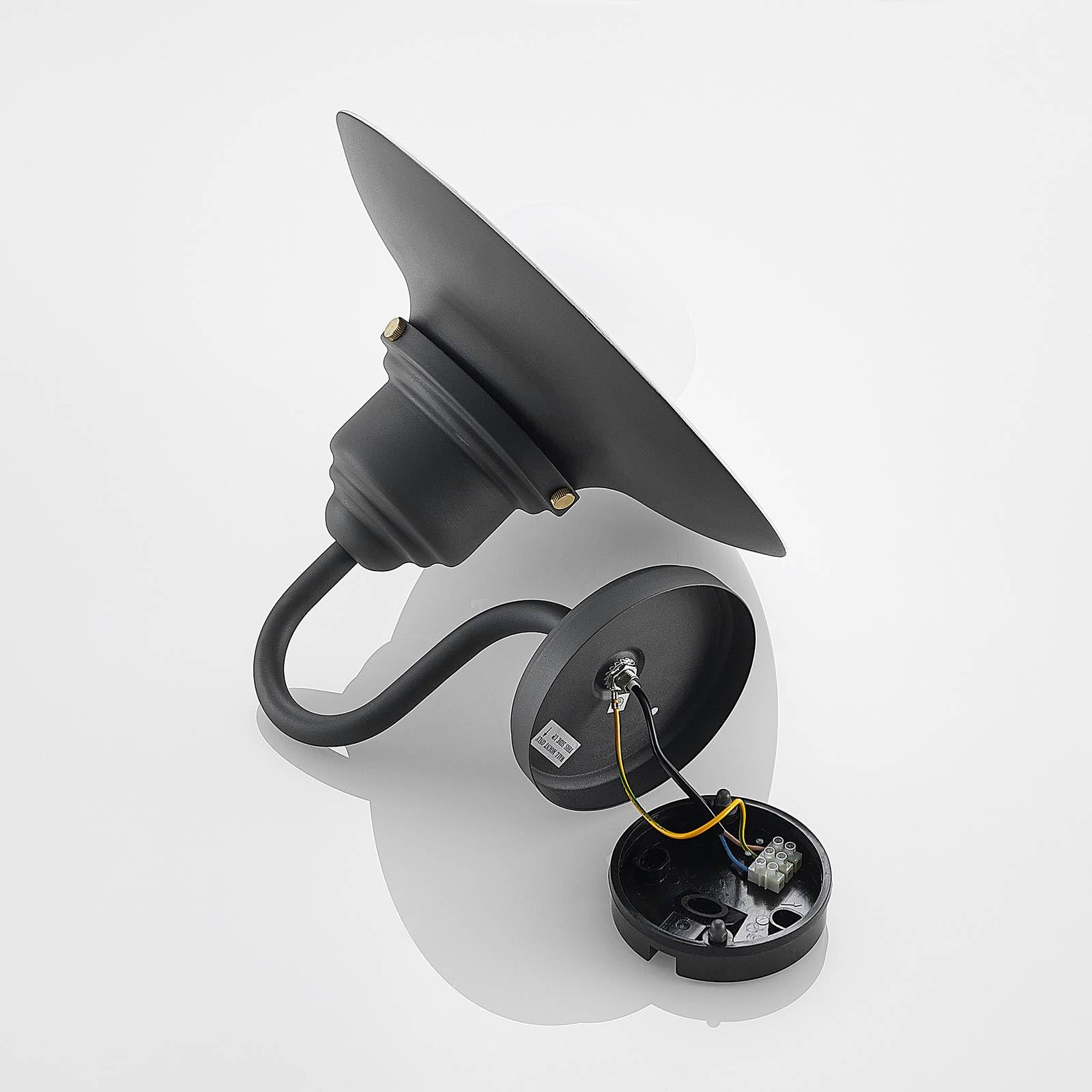 Lindby Wandleuchte außen Roisin (spritzwassergeschützt (Retro, Vintage Antik) in Alu aus Metall (1 flammig E27) - Außenwandleuchten Wandlampe Led Außenlampe Outdoor für